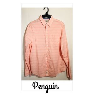 Peach casual Button down Shirt